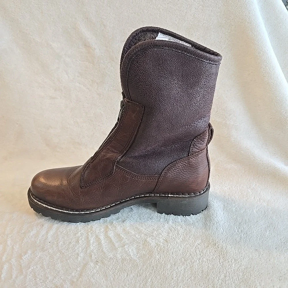 Pajar Canada Women's Sherpa-lined Waterproof Boots Sz 39 (8-8.5)‎ Brown